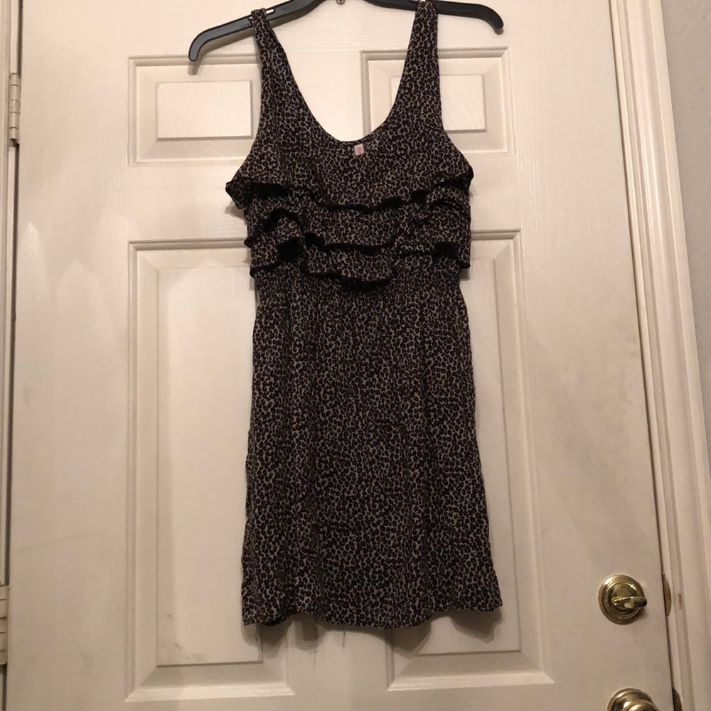 Cheetah print dress